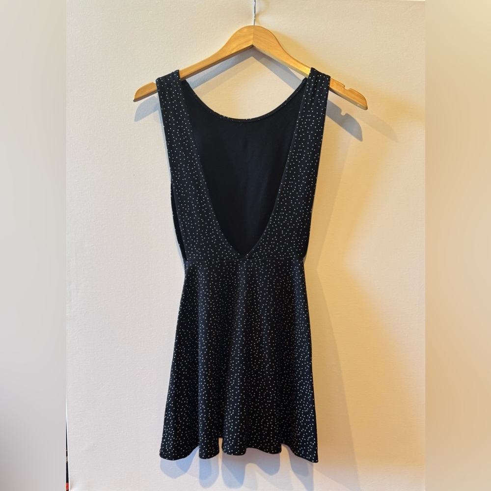 American Apparel Polka Dot Print Skater Dress - Picture 2 of 7